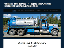 Tablet Screenshot of mainlandtank.com